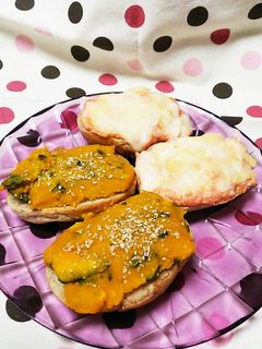 簡単すぎるブランパンオープンサンド-レシピのメイン写真