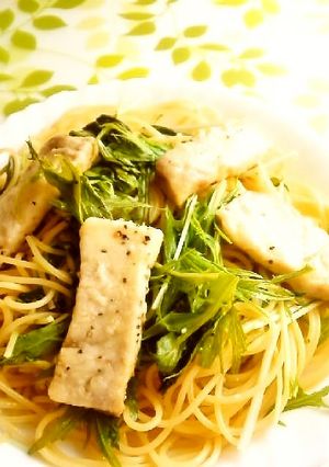 ☺簡単♪めかじきと水菜のレモンパスタ☺-レシピのメイン写真