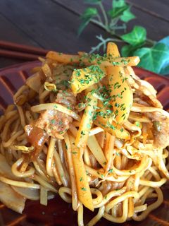 もやし大量!じゃがいも入りカレー焼きそば-レシピのメイン写真