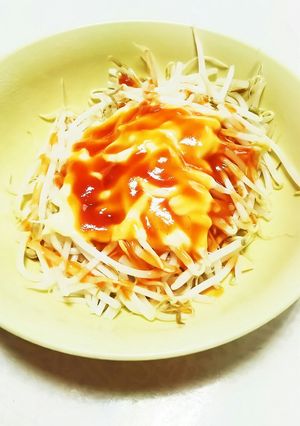 もやしチｰズトマトソｰスサラダ-レシピのメイン写真