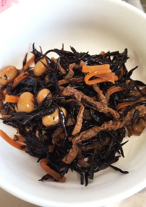 簡単常備菜 大豆とひじき煮-レシピのメイン写真