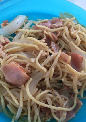 BBQの残りもの焼きそば-レシピのメイン写真