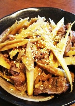 ごぼうと牛肉のきんぴら-レシピのメイン写真