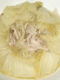 炊飯器で!?白菜と豚肉のバター蒸し-レシピのメイン写真