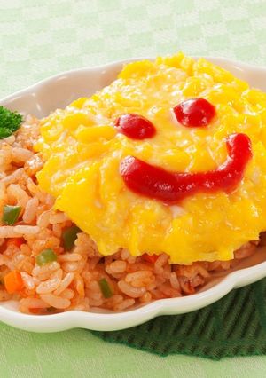 1歳からの☆にこにこオムライス-レシピのメイン写真