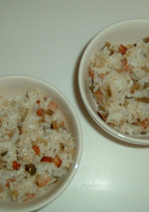 ザーサイとベーコンのペッパーご飯-レシピのメイン写真