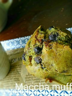 しっとり小豆と抹茶のマフィン-レシピのメイン写真