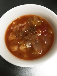 簡単!!コンソメトマトスープ-レシピのメイン写真
