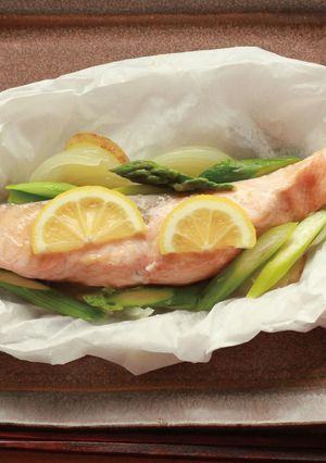 鮭と野菜でさわやかレモン蒸し-レシピのメイン写真