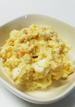 ゆで卵でポテトサラダリメイク-レシピのメイン写真