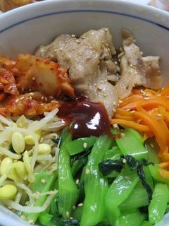 野菜たっぷりビビンバ-レシピのメイン写真