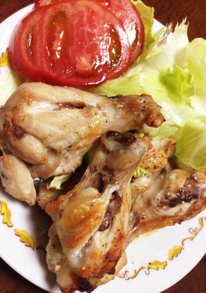 ずぼらな私の魚焼きグリルで手羽元グリル-レシピのメイン写真
