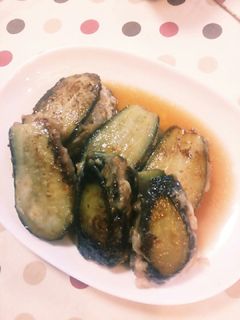揚げない☆茄子のチーズ挽き肉挟み-レシピのメイン写真