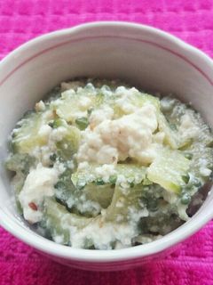 苦味なしのゴーヤ白和え-レシピのメイン写真
