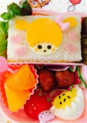 サンドイッチde幼稚園のお友達♡弁当…♩-レシピのメイン写真