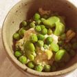 そら豆とグリーンピースの白和え