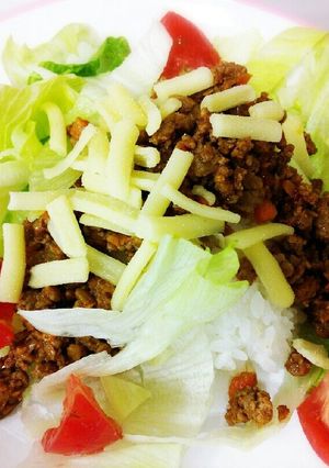 超簡単☆子供も食べれるタコライス-レシピのメイン写真