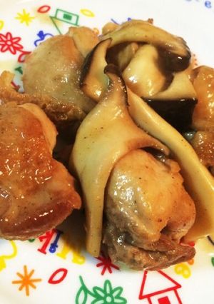 チキンとエリンギのバター醤油炒め-レシピのメイン写真