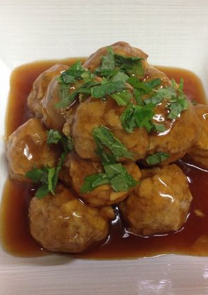 筍入り肉だんご❤︎うまソース♪-レシピのメイン写真