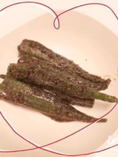 おくらの胡麻和え-レシピのメイン写真