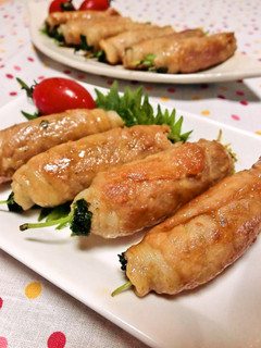 豆苗の豚肉巻き♪-レシピのメイン写真