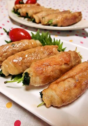 豆苗の豚肉巻き♪-レシピのメイン写真