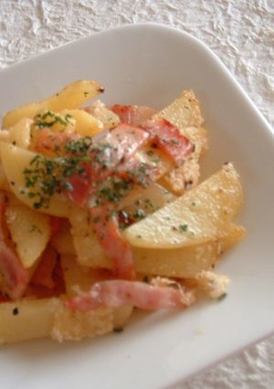 じゃがべーコンのチーズ炒め-レシピのメイン写真