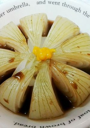 新玉ねぎのまるごとレンジ蒸し-レシピのメイン写真