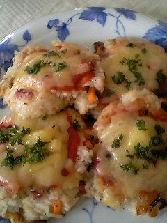 パッパッと残りご飯でお焼き~♪洋ピザ風-レシピのメイン写真