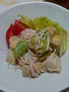 空豆とじゃがいものコロコロ春サラダ♪-レシピのメイン写真