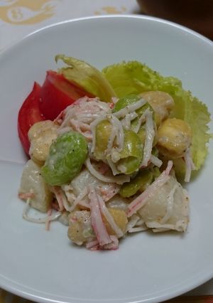 空豆とじゃがいものコロコロ春サラダ♪-レシピのメイン写真