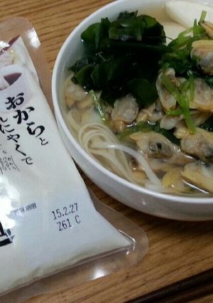 ダイエットに！おから入り糖質0麺うどん☆-レシピのメイン写真