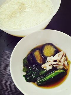 お浸し活用!簡単!素麺・冷やむぎつけ麺♪-レシピのメイン写真