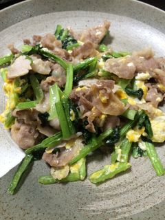 小松菜の炒め物-レシピのメイン写真