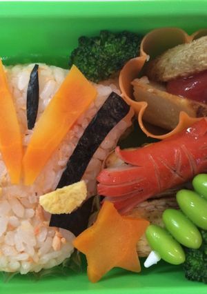 キャラ弁☆ウルトラマンビクトリーナイト-レシピのメイン写真