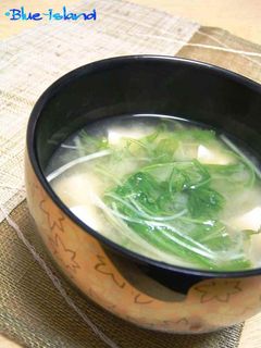 水菜と豆腐の*お味噌汁*-レシピのメイン写真
