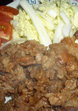 決め手はリンゴジュース！豚のしょうが焼き-レシピのメイン写真