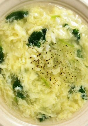 これなら出来る!フワフワ卵スープ♪-レシピのメイン写真