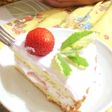 誕生日ケーキ*いちごクリーム