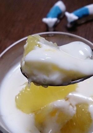 爽やか宇和島ゴールドのヨーグルトゼリー♪-レシピのメイン写真