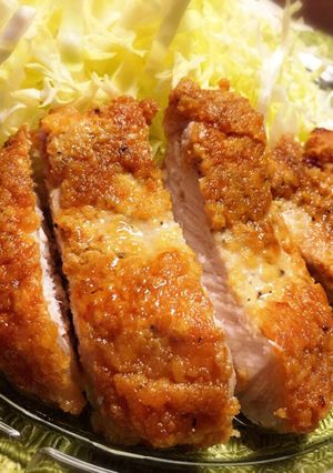 糖質制限☆小麦粉パン粉なし！チーズ豚カツ-レシピのメイン写真
