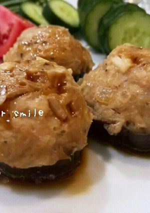 コロンっ♪とろとろ茄子のお肉のせ☆-レシピのメイン写真