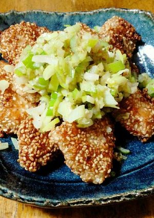 かじきの胡麻衣焼き-レシピのメイン写真