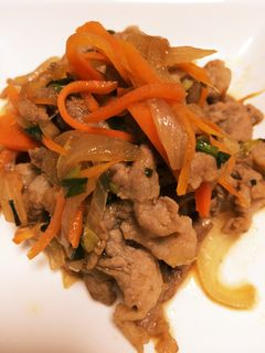 豚こま肉のポン酢炒め-レシピのメイン写真