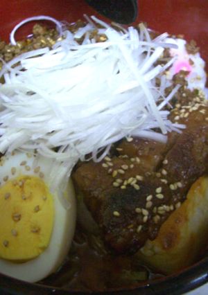 ♪力饂飩ならぬ力拉麺♪餅入り坦々麺♪-レシピのメイン写真