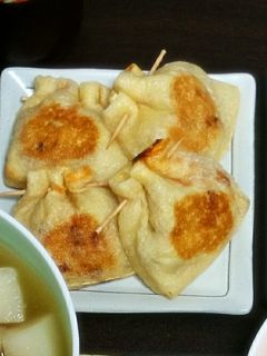 簡単すぎるキムチ納豆きんちゃく-レシピのメイン写真