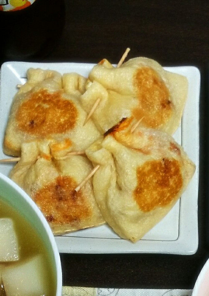 簡単すぎるキムチ納豆きんちゃく-レシピのメイン写真