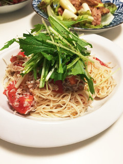 しらすとトマトのイタリアンそうめん-レシピのメイン写真