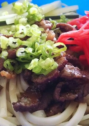スタミナサラダうどん-レシピのメイン写真
