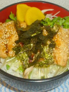 アジの蒲焼丼-レシピのメイン写真